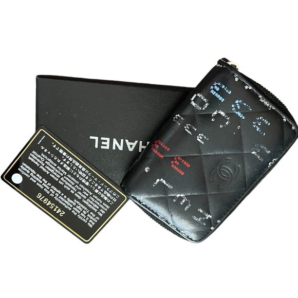 Chanel Computer Circuit Leather Card/Coin Case - Picture 8 of 8